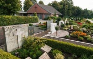 Gräber des Friedhofs in Bramsche