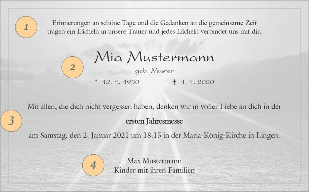 Gedenkanzeigen Ratgeber Bestattungshaus Pingel