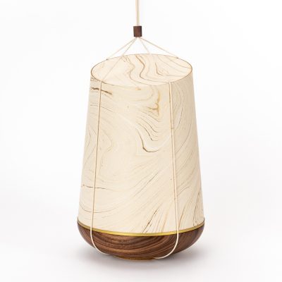 Urne_Pingel_Samosa_Marmor-Holzurne_Champagner-Gold_Nussbaum_2